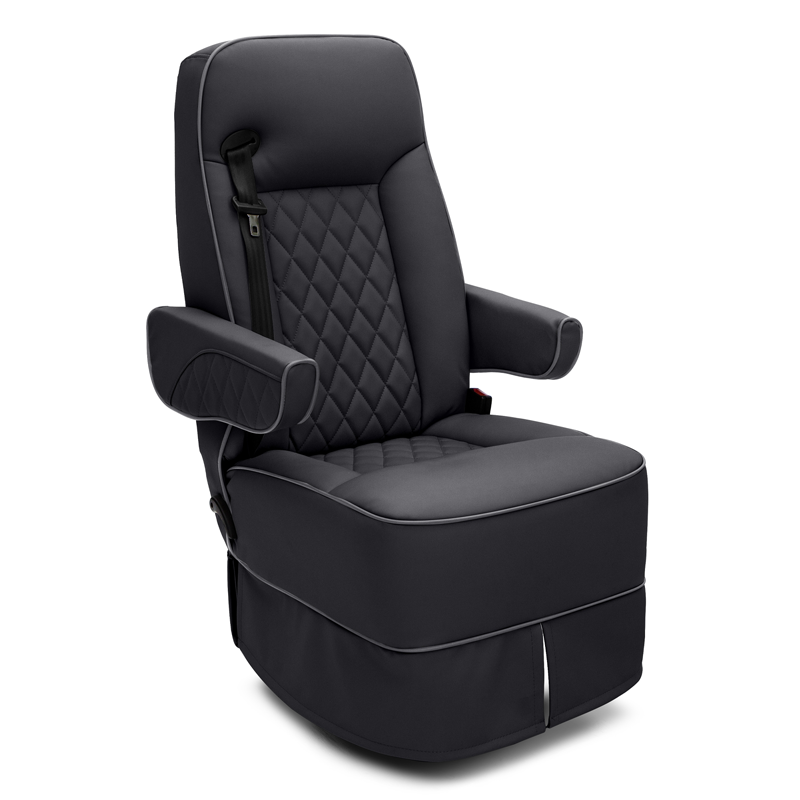 Qualitex Gravitas IS RV Captain Chair. Two Tone, Ultimate Leather