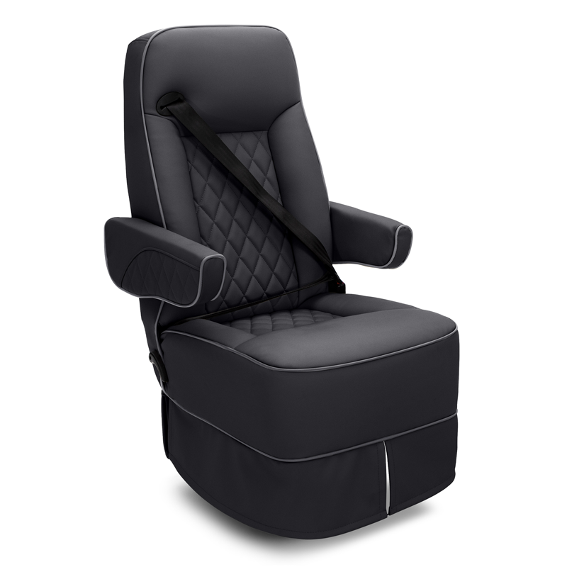 Qualitex Gravitas IS RV Captain Chair. Two Tone Arms Up