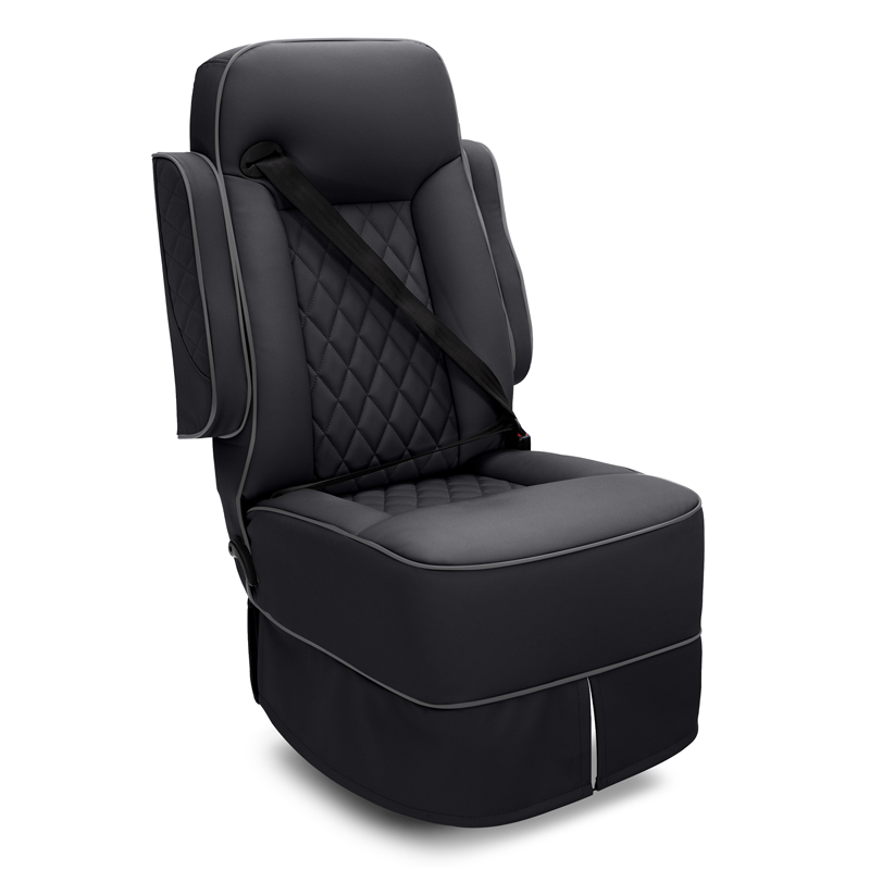 Side of Qualitex Gravitas IS Sprinter Captain Chair. Two Tone