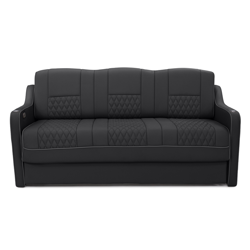 Qualitex Gravitas DX Two Tone RV Sofa Bed, Ultimate Leather