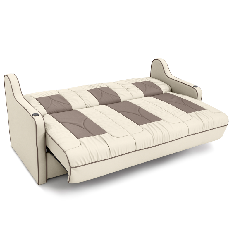 De Leon RV Sofa Bed Folded Down