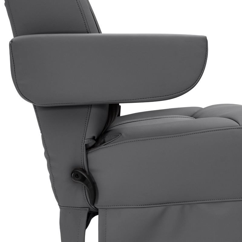 Qualitex Ethos IS RV Captains Chair Armrest and Recline Lever