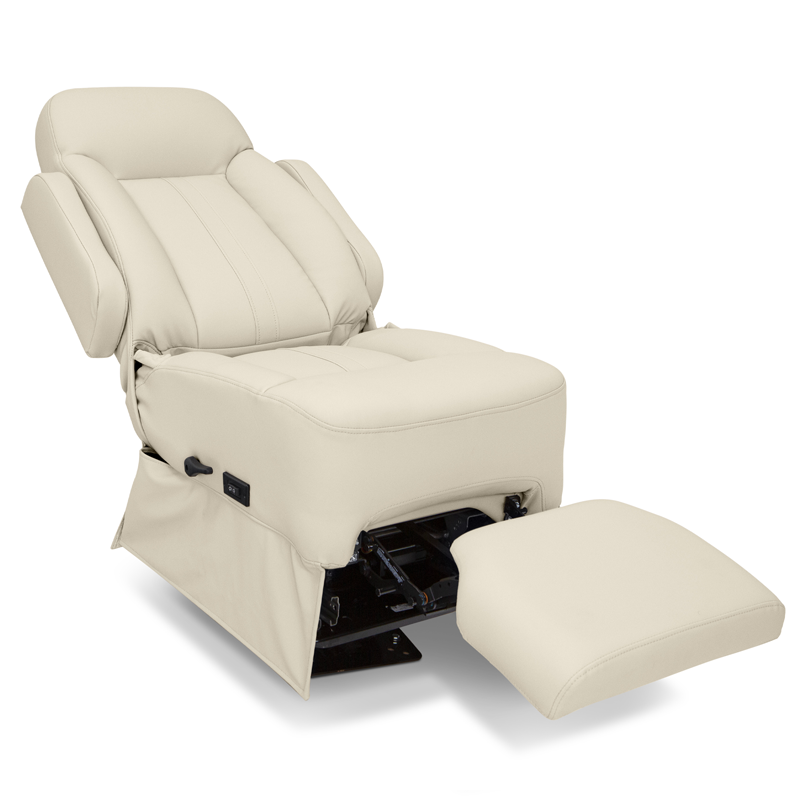 Ethos LX Sprinter  Captains Chair Reclined and Legrest Extended