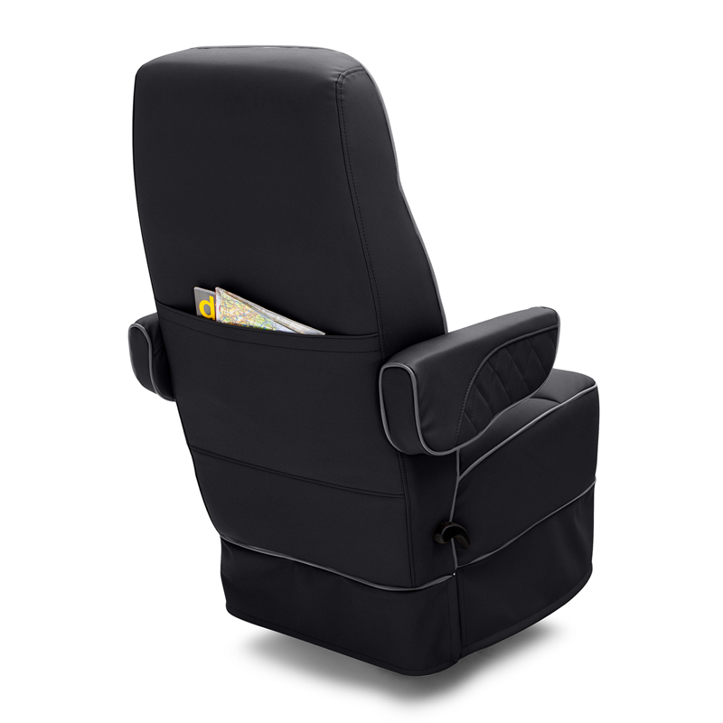 Qualitex Gravitas IS RV Captain Chair. Two Tone Map Pocket