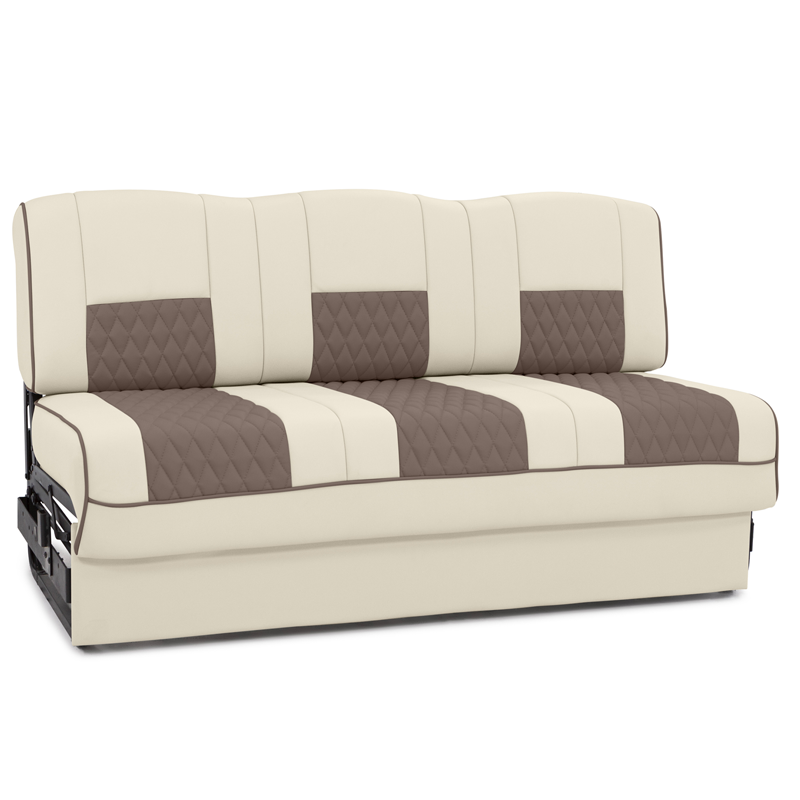 No Arms on Monument RV Sofa Bed Two Tone