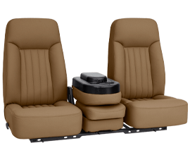 Qualitex Explorer 40-20-40 Truck Bench Seat, Leather