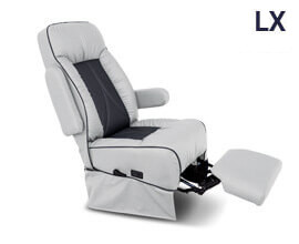 Qualitex Hampton LX Sprinter Captain Chairs, Power Legrest
