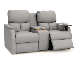 Qualitex Sedona RV Loveseat w/ Storage Console, Ultimate Material, Power Recline