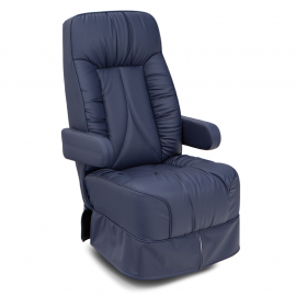 Qualitex De Leon Van Captain Chair, Ultimate Leather, Manual Lumbar, 3 Materials, 25+ Colors