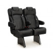 Qualitex Sprinter VIP Passenger Van 2-Seat Replacement Row Kit (2007-2018, & 2019+), 44.5" Wide, Ultimate Leather 