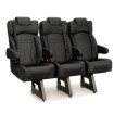 Qualitex Sprinter VIP Passenger Van 3-Seat Replacement Row Kit (2007-2018, & 2019+), 66.75" Wide, Ultimate Leather