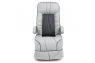 Qualitex De Leon Two-Tone Van Captain Chair, Ultimate Leather, Manual Lumbar, 3 Materials, 25+ Colors