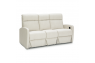 Qualitex Concord RV Double Recliner Sofa, Ultimate Leather, Power Recline, Macadamia