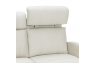 Qualitex Concord RV Double Recliner Sofa, Ultimate Leather, Power Recline, Macadamia