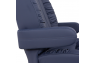 Qualitex De Leon Van Captain Chair, Ultimate Leather, Manual Lumbar, 3 Materials, 25+ Colors