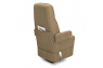 Qualitex De Leon RV Captain Chair, Ultimate Leather, Manual Lumbar, Fawn
