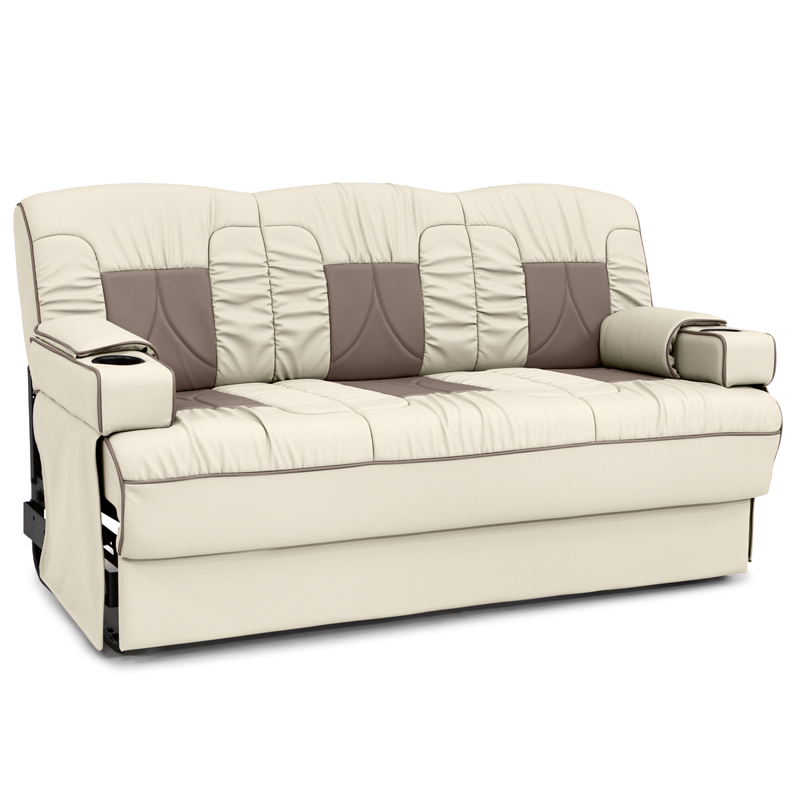 Qualitex De Leon SL RV Sofa Bed, Two-Tone, RV Furniture