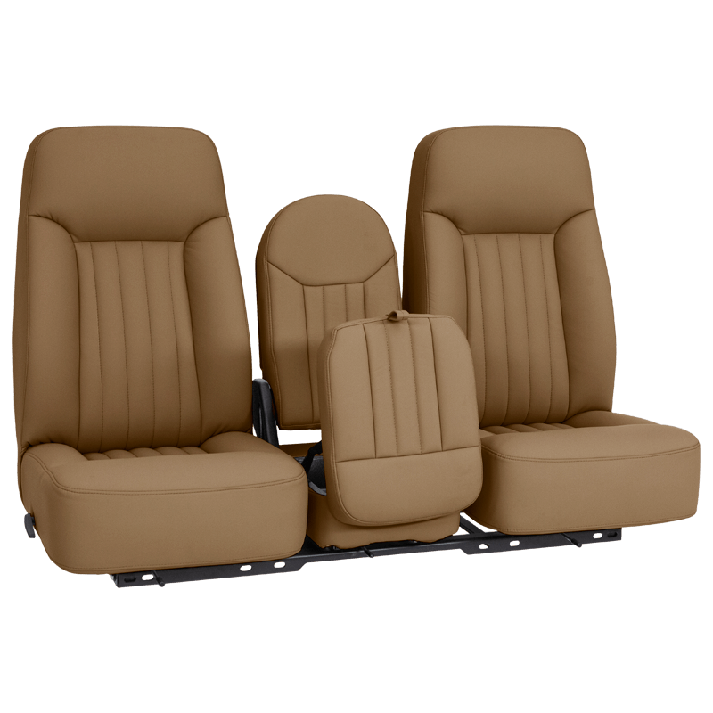 Qualitex Explorer 40-20-40 Leather Truck Bench Seating