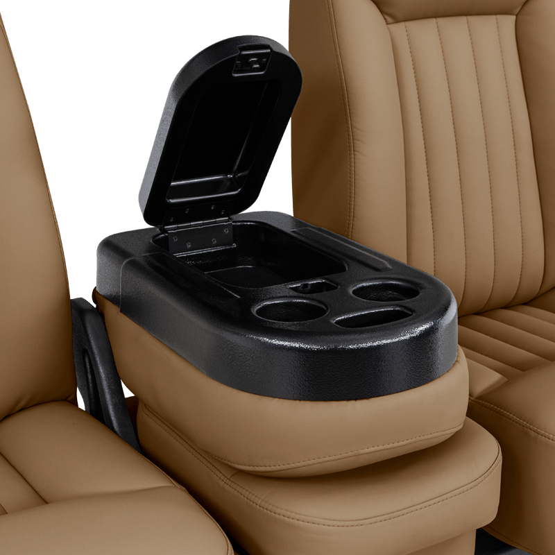 Qualitex Explorer 40-20-40 Leather Truck Bench Seating