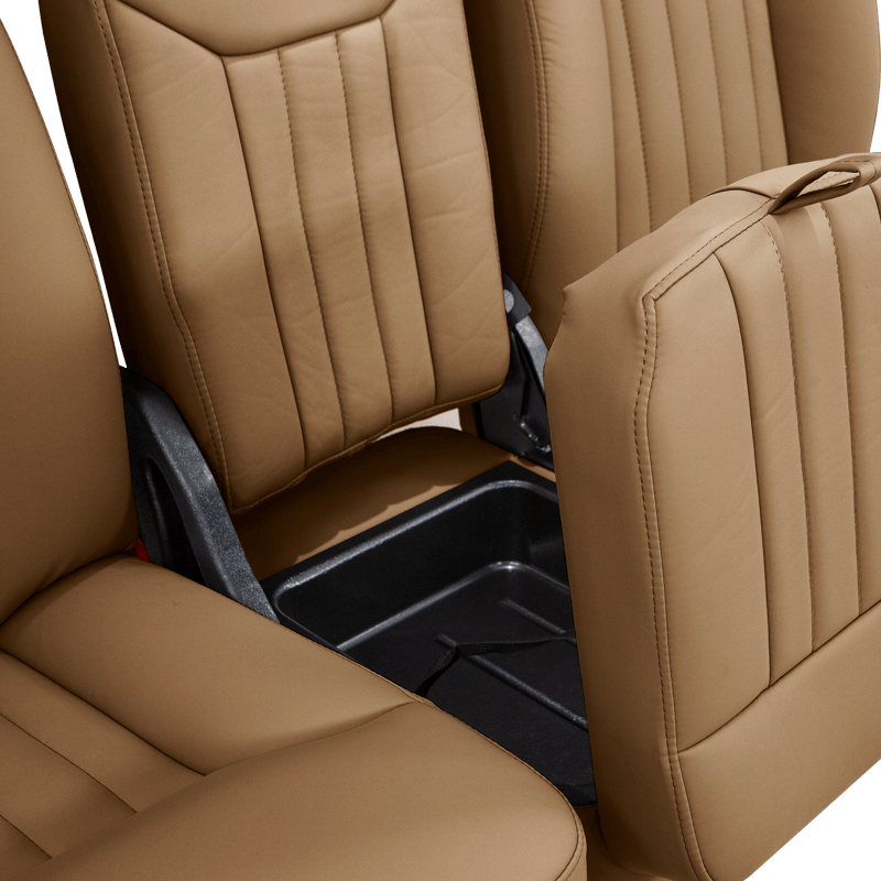 Qualitex Explorer 40-20-40 Leather Truck Bench Seating