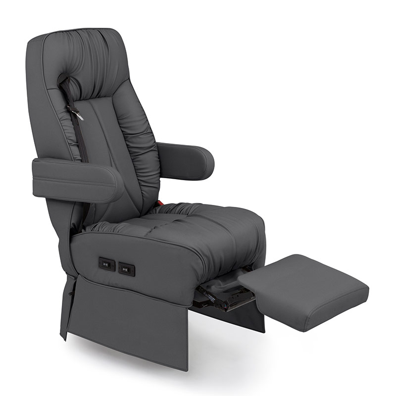 Qualitex De Leon SLX RV Captain Chairs, Integrated Seatbelt, Power