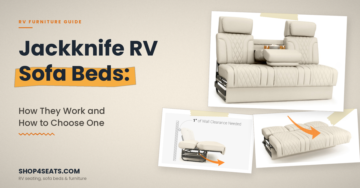 Jackknife RV Sofa Beds: How They Work and How to Choose One  